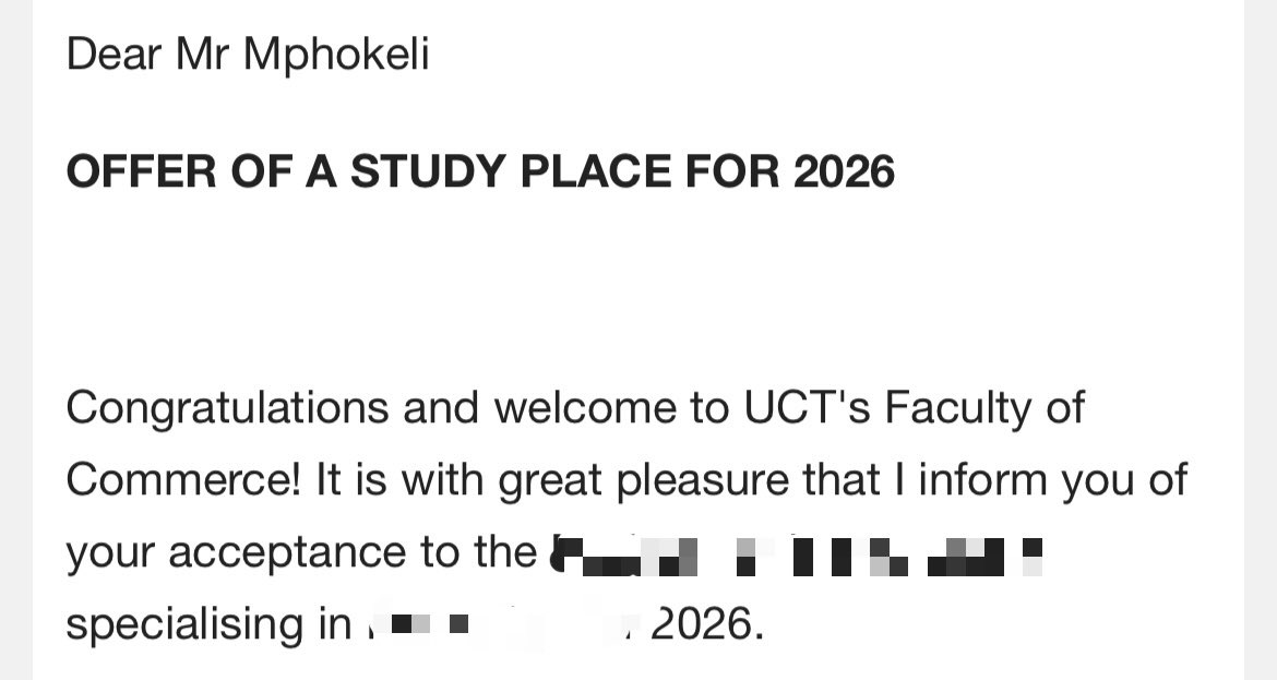 AsivileMpokeli's tweet image. postgrad what’s good 🫰🏾