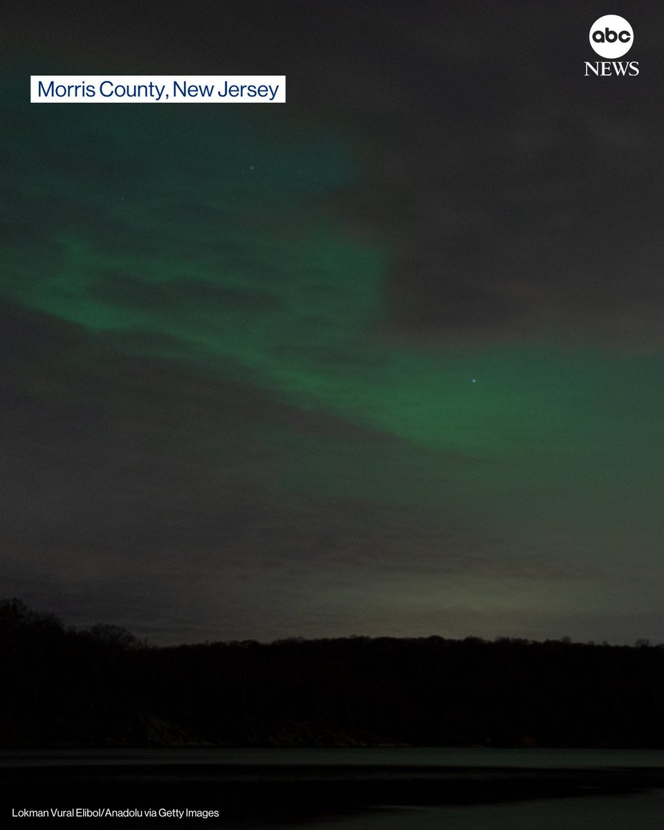 After dazzling green and pink auroras lit up skies across the country on Tuesday night, another Northern Light array is expected to bring the lights to the northern part of the U.S. Wednesday night.
 
Read more: abcnews.link/n4bTgML