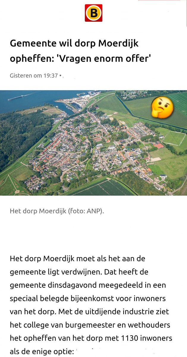 Dorp moet leeg
Azc zit vol
🤔🤔🤔