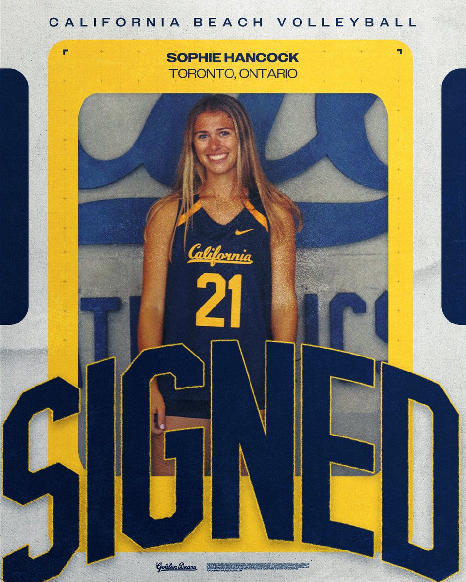 Big shoutout to Sophie Hancock for joining our #CalFamily!

#GoBears🐻