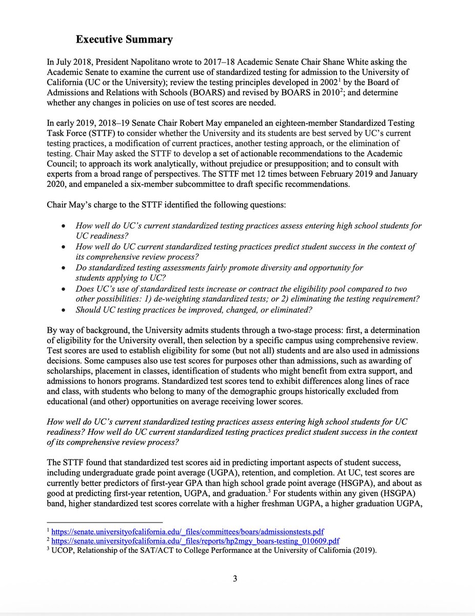In February 2020, the UC Academic Senate published a 228 page report that made the case for using standardized tests in admissions. They were overruled. 

You can't say they didn't warn the powers that be. But this was a political decision, not an academic one.