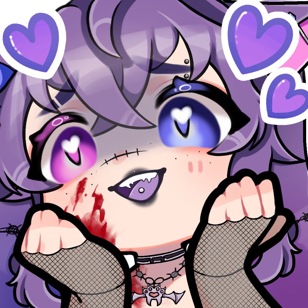 Made <a href="/BattsRule/">⛓️💢Tiffy💢⛓️</a> the first Victim of the new Yoshii Emote Bases :3

Super happy with how cute she turned outttt ahh :3