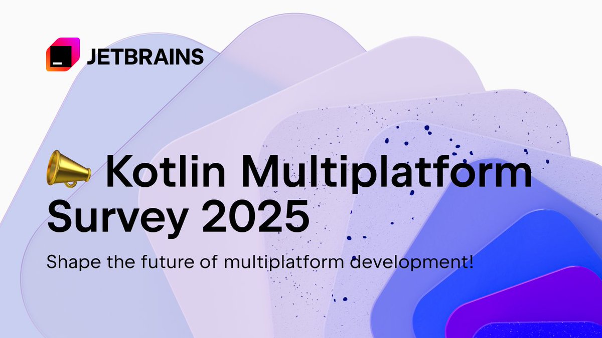 kotlin's tweet image. 📢  Using Kotlin Multiplatform? We want your feedback!

Tell us what’s working, what’s not, and where we can improve KMP.

Take our KMP survey for the chance to win a cool prize! 
👉 surveys.jetbrains.com/s3/KMP-Survey-…