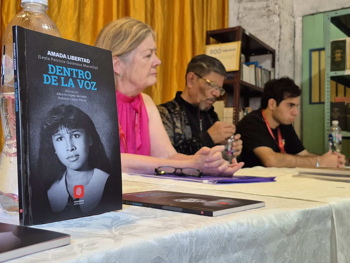 #DentroDeLaVoz #AmadaLibertad #anonimatoediciones 2025 DISPONIBLE US$10