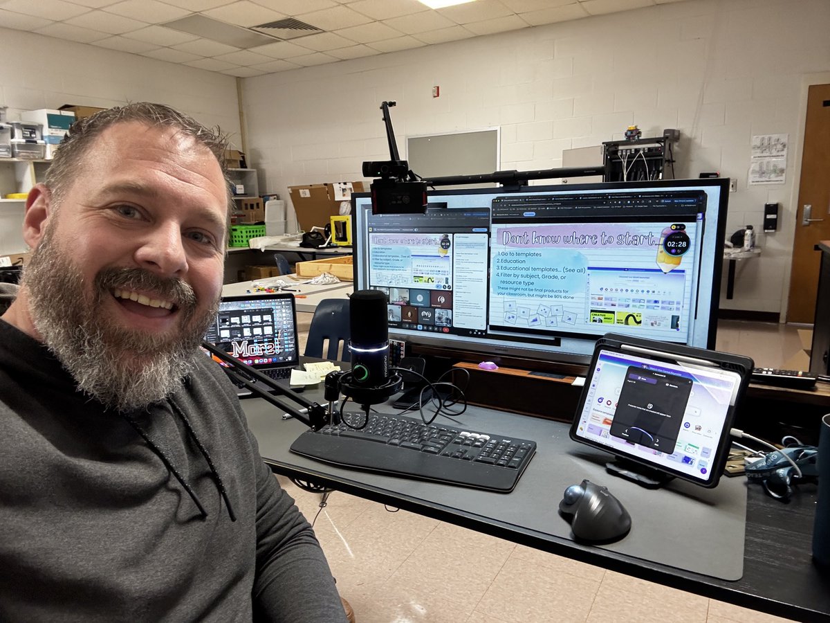 TechEdCC's tweet image. Great time talking about @canva premade lessons, templates, and creating lessons at @HarnettCoSchool #TeachHarnett virtual conference.