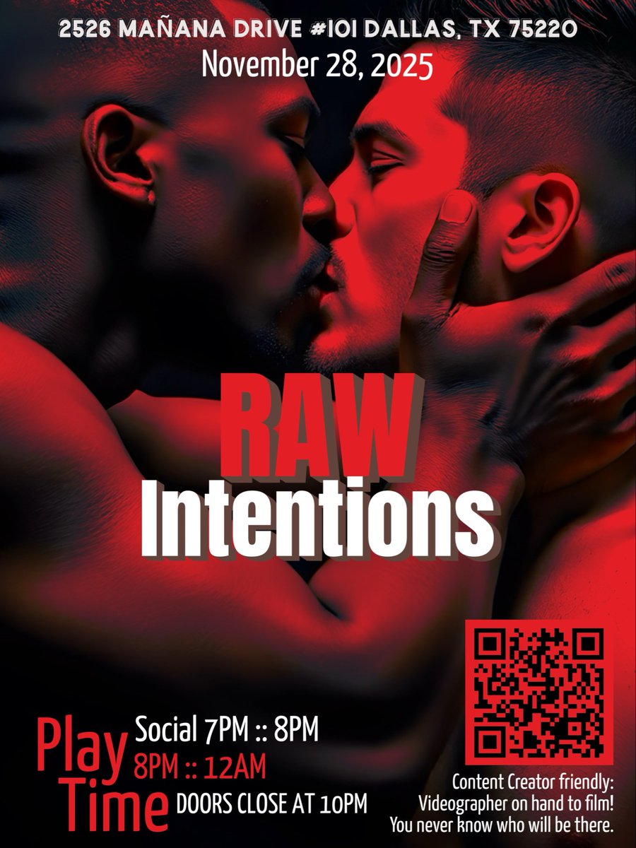 SAVE THE DATE!! Nov 28!! Every party gets bigger, better and GREAT. Cum get those holes stuffed. Click the QRL code and register today.  <a href="/rawintentionsTX/">rawintentionstx</a>  <a href="/DalBBFFDaddy/">Kris Koh vers service slut smut producer</a> <a href="/Scruffy_Lobo/">Scruffy Lobo 🐺⛓️ Collab Week in PV Dec 2-8</a>