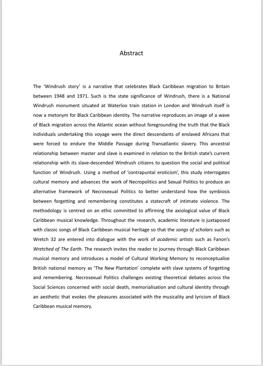 Maco1e's tweet photo. Twitter family, my good good friend is looking for an examiner for her PhD. Her work looks at Britain’s Windrush narrative through the lens of Black Caribbean musical cultures🔥Let me know if you can suggest anyone that can support her as an examiner. Bless https://t.co/WhBXTDdPr8