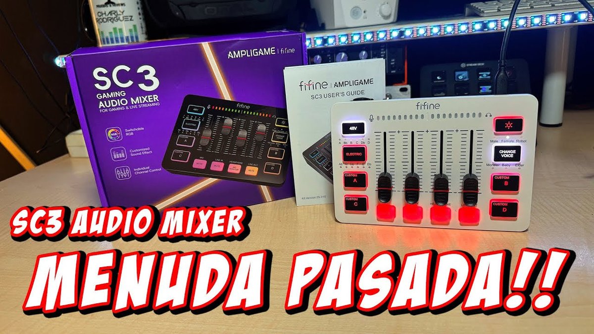 FIFINE SC3 AMPLIGAME EL MIXER DEFINITIVO?? (PRUEBAS Y REVIEWS) EN ESPAÑOL youtu.be/gjZRLHQC2EI?si…