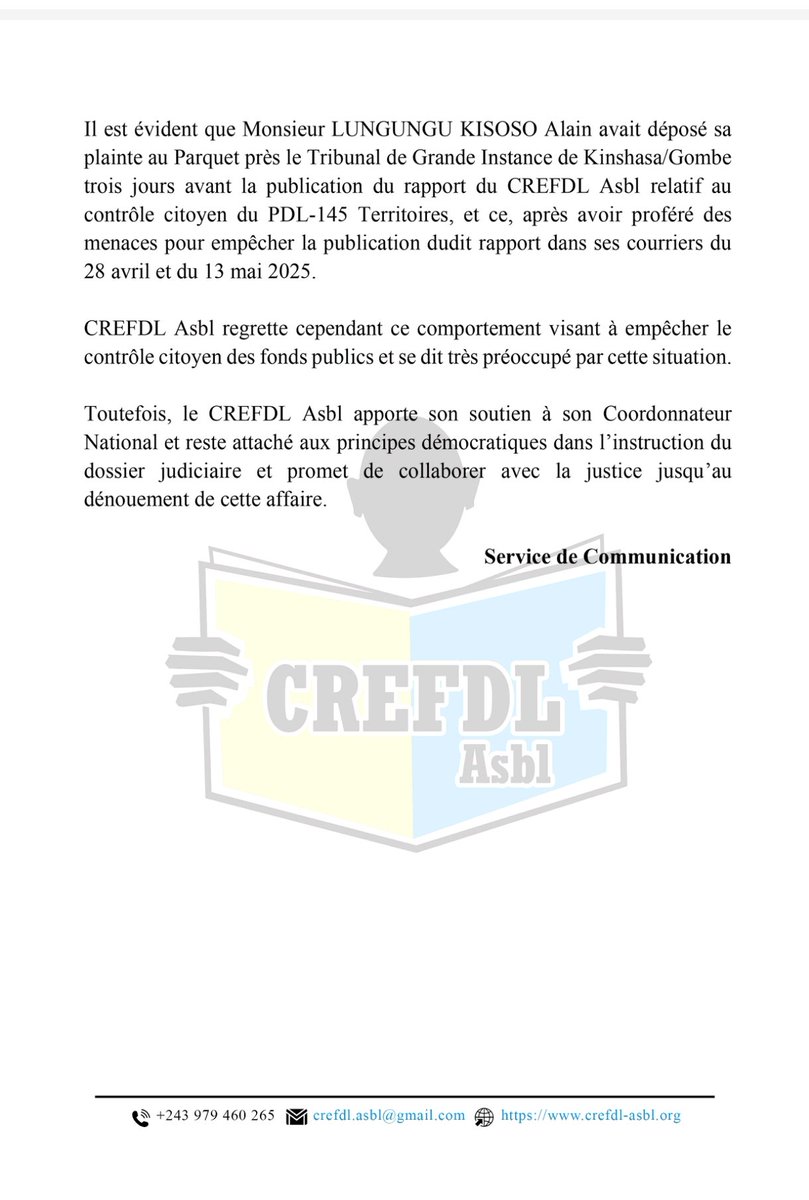 Jusqu'à quand ces pratiques répressives d'un autre temps vont continuer. Il est plus qu'urgent de redéfinir les véritables missions de nos services et ne pas les instrumentaliser pour réprimer les membres de la société civile. C'est une honte et une trahison à la démocratie. La