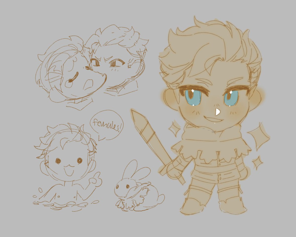 Shannanigansart's tweet image. Hans’s sticker sheet! Now for Henry’s matching sheet!