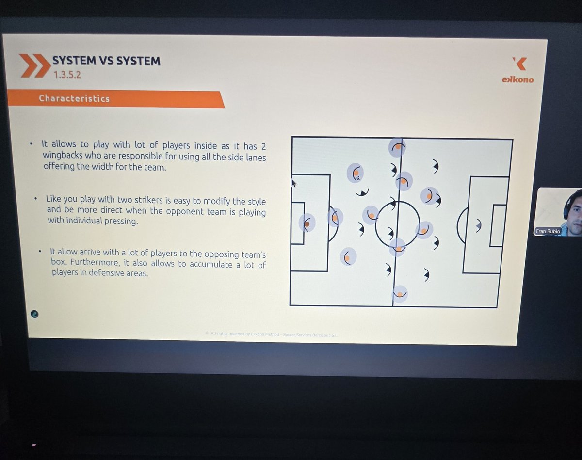 EnginErdem07's tweet image. Merkezi İspanya’da bulunan önemli bir futbol eğitim kurumunun düzenlediği ‘FUTBOLDA 1-3-5-2 SİSTEMİ : TEMEL ÖZELLİKLERİ ’ konulu online seminerine katılarak uluslararası eğitimlerimi sürdürdüm. ⚽️