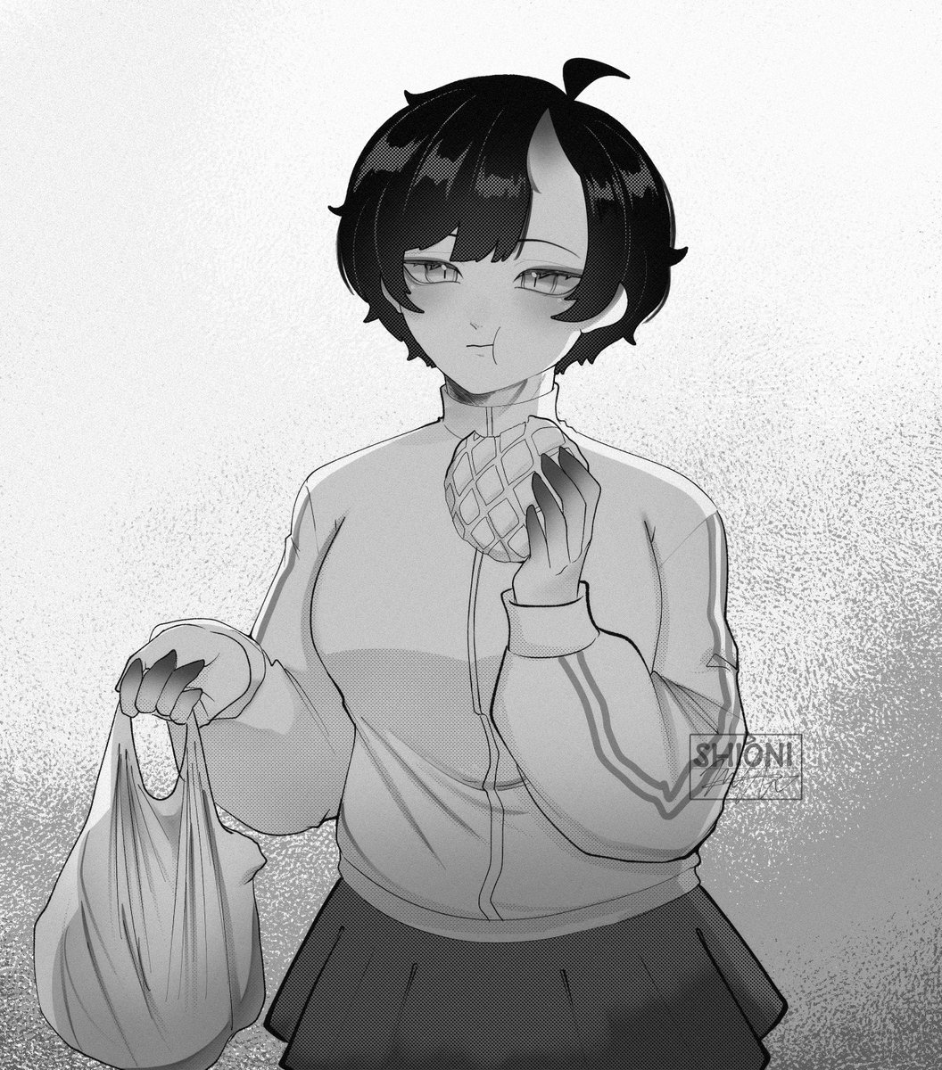 Shioni_Nath's tweet photo. Random thing, i wanna do more art as if it was a manga panel. I need to practice!!!

#OniFolder https://t.co/gosDGdVez8
