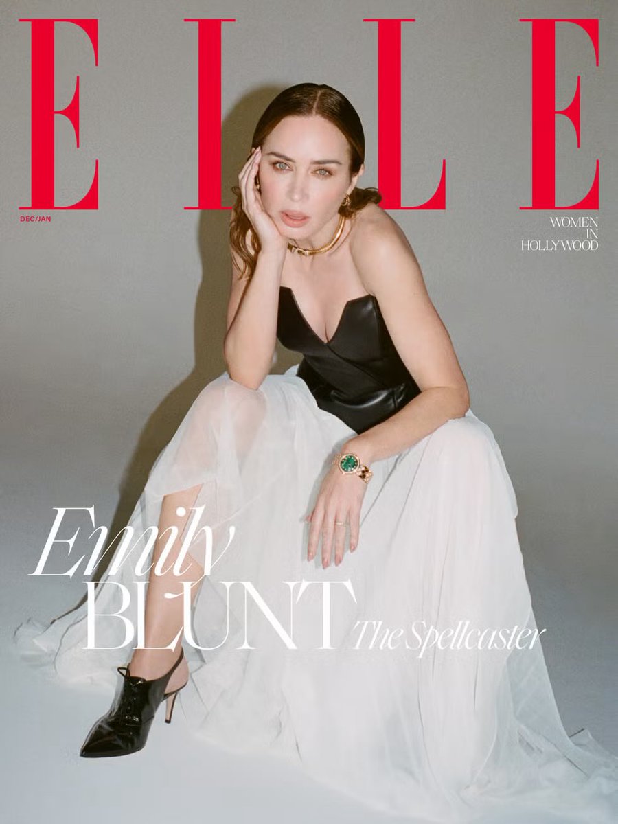 EMILY BLUNT FOR ELLE MAGAZINE OMG