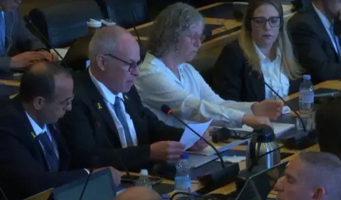 ״They stripped us of our rights, our dignity, and our humanity.”

At a special UN committee in Geneva, former Hamas hostages Keith and Aviva Siegel delivered shocking testimony about their captivity.

⚠️Trigger warning: This content contains graphic and distressing descriptions.