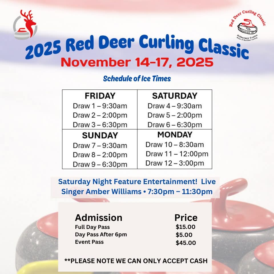 Join us in person this weekend as we compete in the Red Deer Curling Classic! Our first game is at 9:30 AM Friday morning and win or lose we play again at 2 PM. To watch online, subscribe to our YouTube channel 👇 

youtube.com/@teamplett?si=…

Thanks for cheering us on!