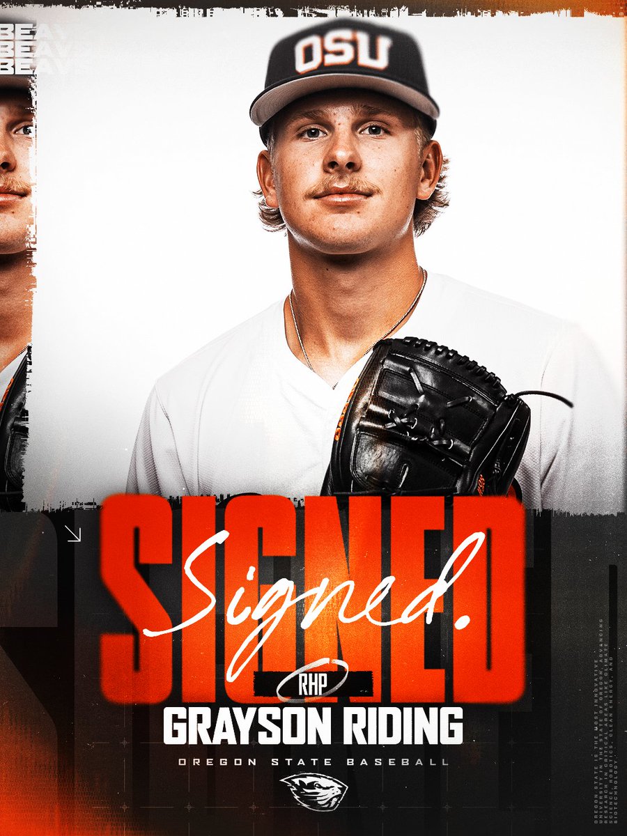 Help us welcome <a href="/griding20/">Grayson Riding</a> to the Orange and Black!

He's coming to Corvallis from Utah, where he has excelled at the All-State level.

#GoBeavs