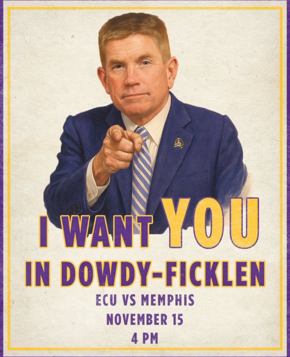 Can’t wait to be on campus this weekend!!
<a href="/CoachFree1906/">Rodney Freeman II</a> 
<a href="/lgware/">lance ware</a> 
<a href="/Coach_B_Harrell/">Coach Blake Harrell 🏴‍☠️🏴‍☠️🏴‍☠️</a>
<a href="/ECUPiratesFB/">ECU Football</a> 
<a href="/DrStevenWright/">Steven Wright</a> 
<a href="/CoachDrew__/">Nick Drew</a>