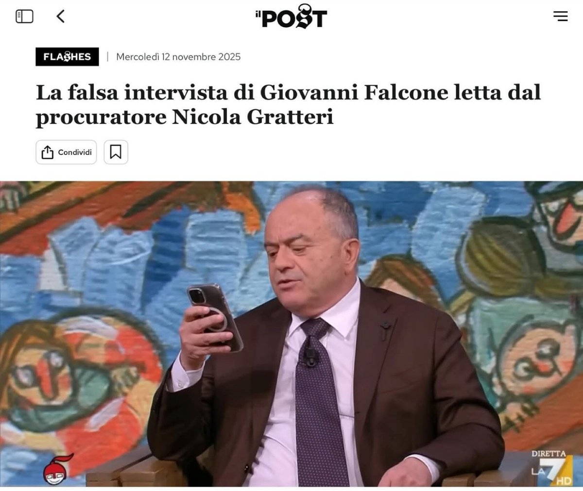 Giornalisti che non hanno il coraggio nemmeno di smentire in diretta una falsità così grave, possono ancora definirsi tali? Bisogna avere il coraggio di affrontare il tema, l'informazione televisiva Italiana è uno schifo.