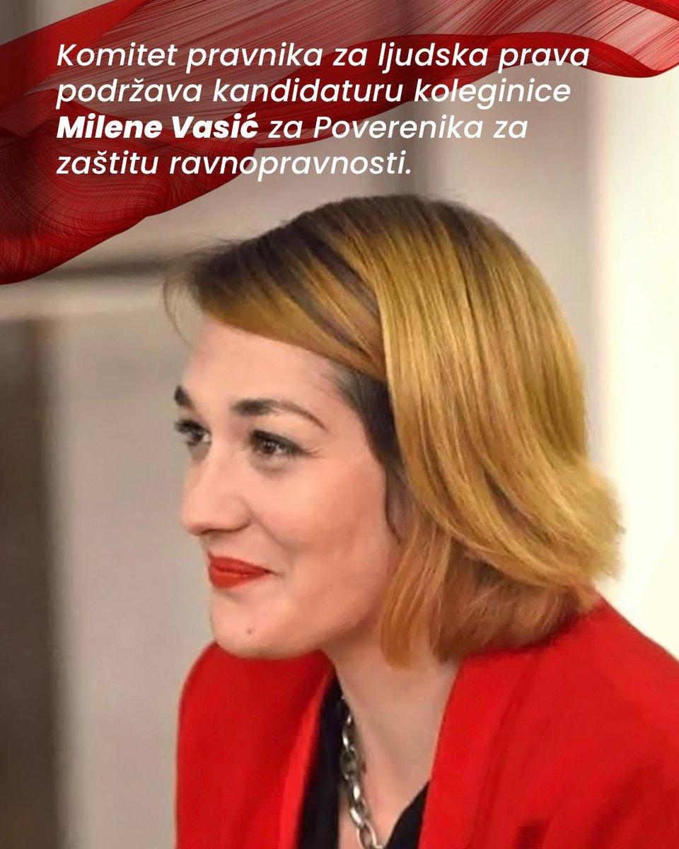 📣 Naša Milena Vasić je kandidatkinja za Poverenika za zaštitu ravnopravnosti 📣