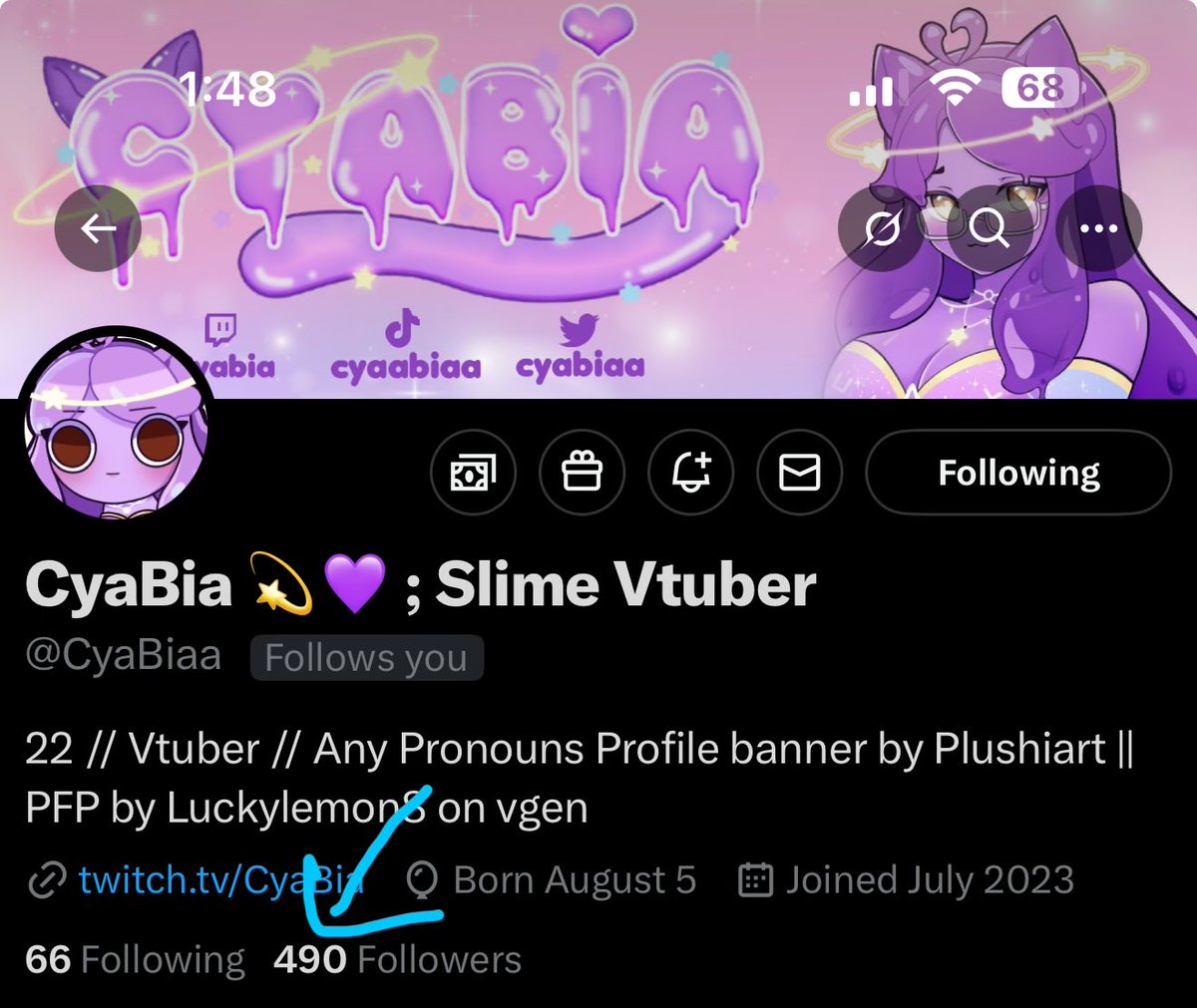 Happy hump day!

Let’s get this adorable slime over the hump and to 500 following friends!

They’re the sweetest, dorkiest bean who just wants those around them to feel safe and comfortable. They’re mildly shy until approached, so don’t fear, they don’t bite!

Just say hi to the