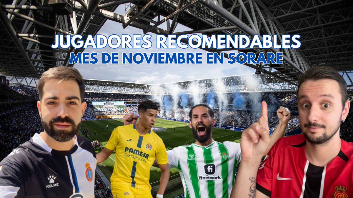 LighteNN_Sorare's tweet image. 🚨 Nuevo video en el Canal 🚨

Descubre nuestras Recomendaciones en @Sorare    

Jugadores Clave de LaLiga 🇪🇸 para Noviembre junto a @axelezquerro 🔥

Análisis, Rendimiento Reciente y Picks ideales para tus Alineaciones 🏆

📺 Míralo aquí: youtube.com/watch?v=ytHpgT…   

@ni2las