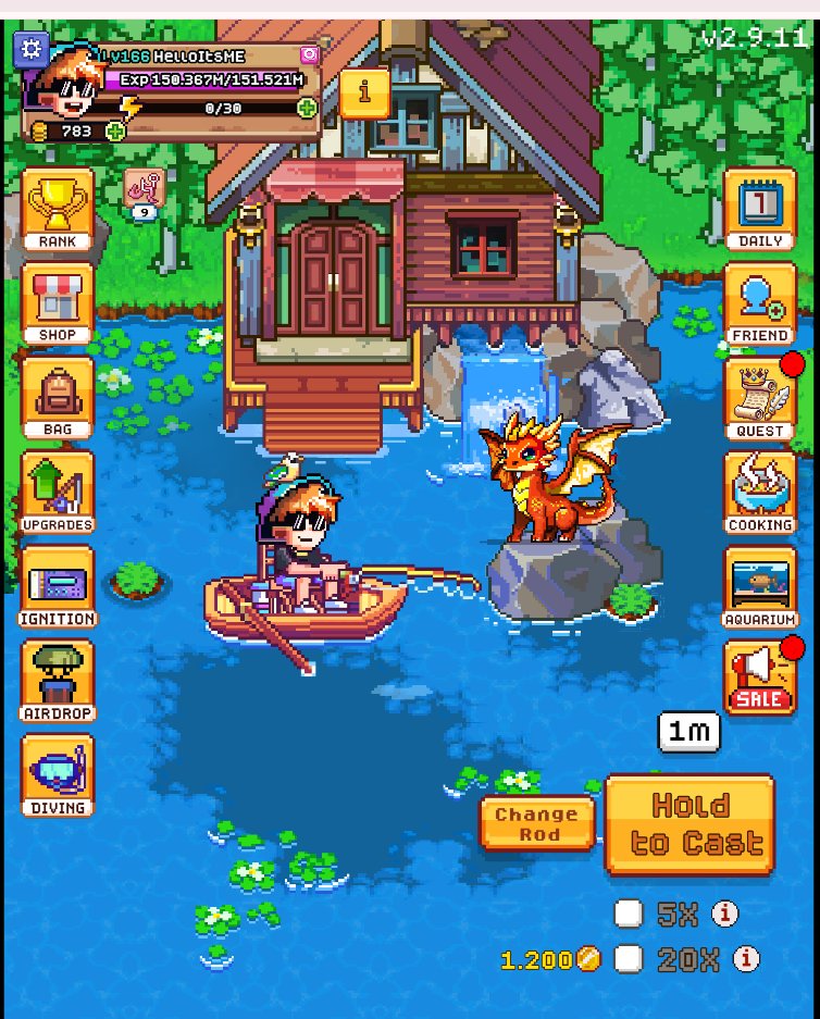 Ultimo dia do capítulo 1 de <a href="/FishingFrenzyCo/">Fishing Frenzy</a> .
Vejo vocês em breve...
Wen $FISH 🐠