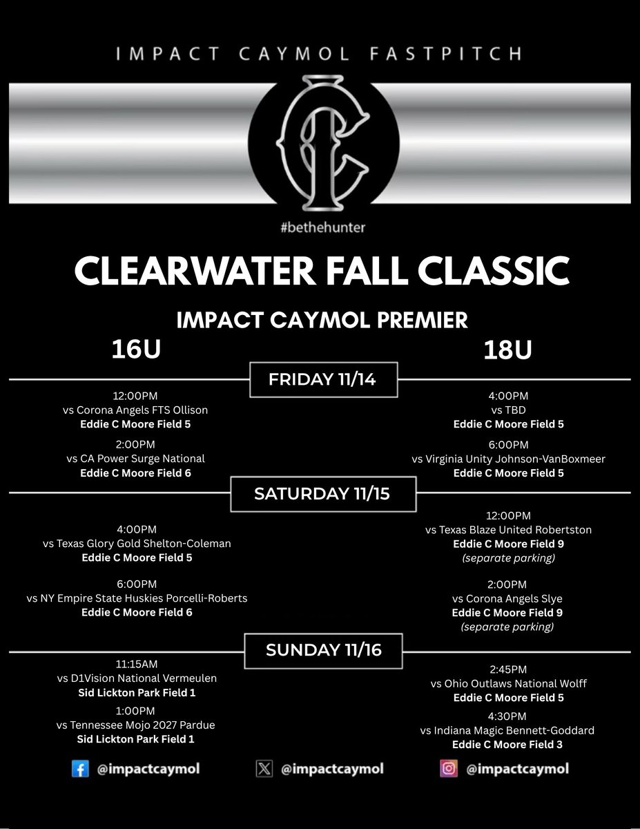 Tarabell2027's tweet photo. So excited to hit the field with my 18U team this weekend in Clearwater, Florida! I hope to see you there! @impactcaymol https://t.co/0cPcZptBVo