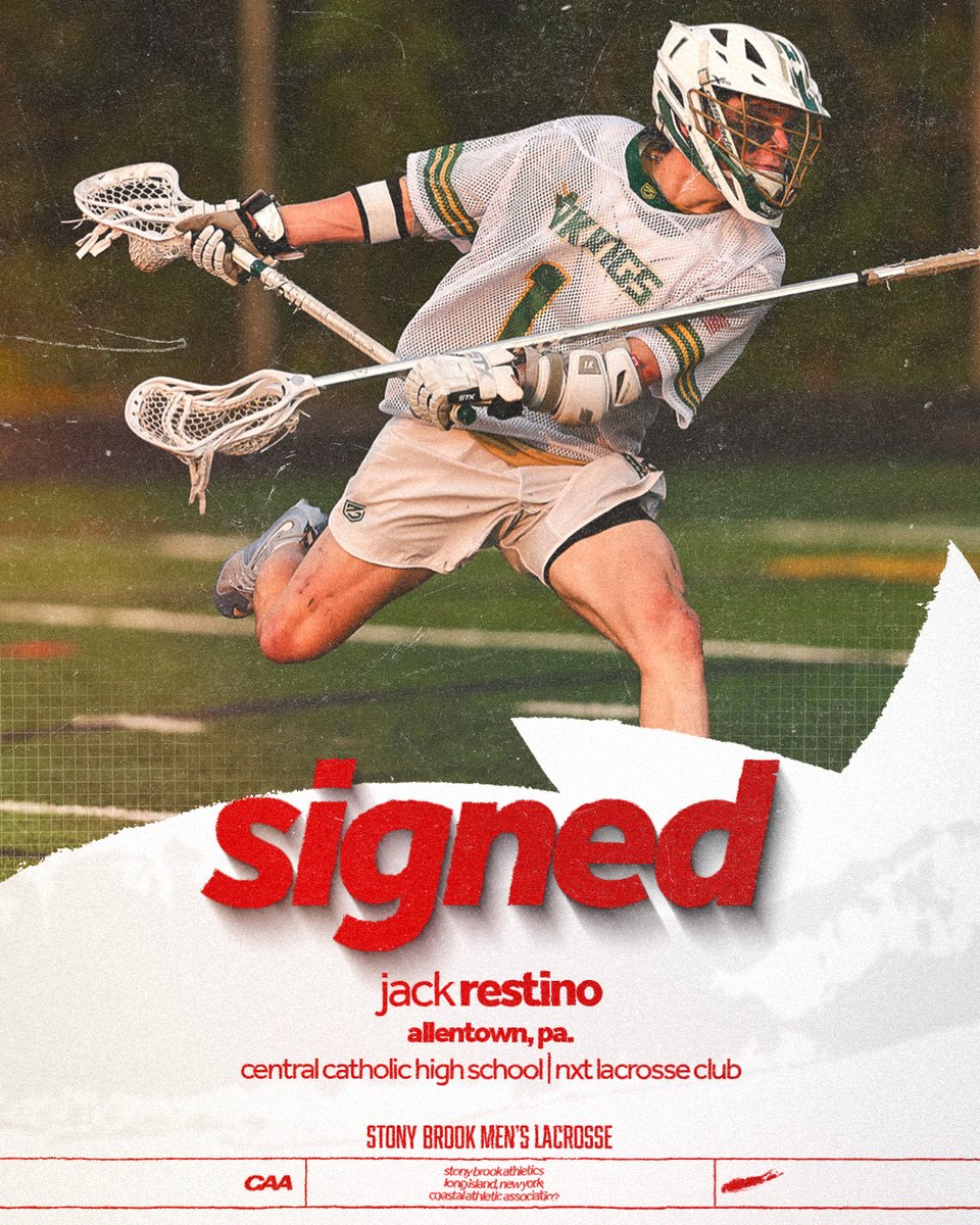 StonyBrookMLAX's tweet image. Welcome to Long Island 🏝️ 

🐺 Jack Restino 
🏠 Allentown, Pa.
🥍 NXT Lacrosse Club

🌊🐺 x #NSD