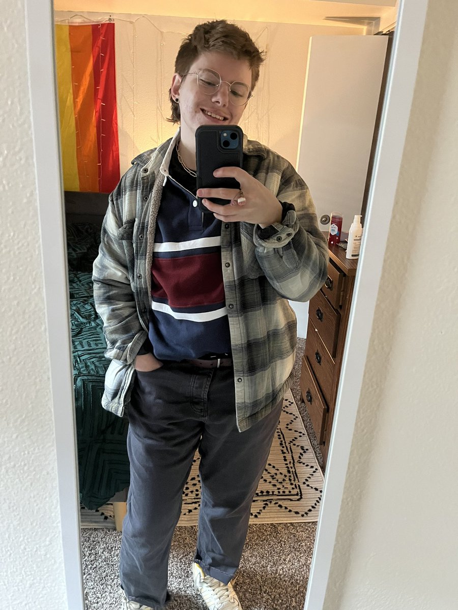 it's my two year T-versary! best decision I've ever made I love being trans!!