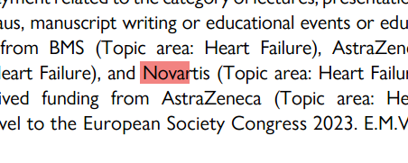 Si buscan en el Consenso Europeo de Obesidad y enfermedad cardiovascular la palabra NOVA (lo que clasifica un ultraprocesado )

Lo único que encontramos en "NOVARTIS"

Así está la medicina hoy

Medicina basada en fármacos