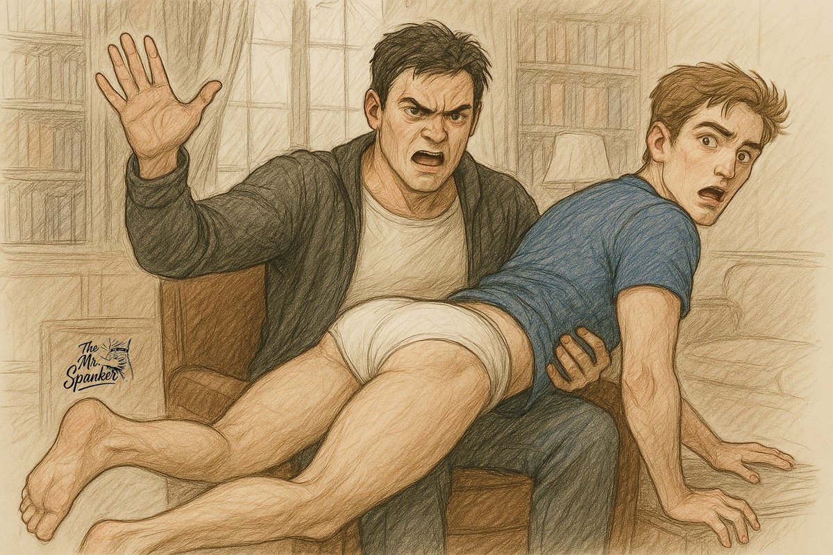 Ah, brothers...
They’re supposed to protect you, but sometimes they love reminding you who’s the boss. Just ask Edward Cullen cuz today, Emmett’s is giving him a proper spanking to keep him in check!
Ft. Robert Pattinson &amp; Kellan Lutz
#spanking #gayspanking 
#Discipline #Twilight
