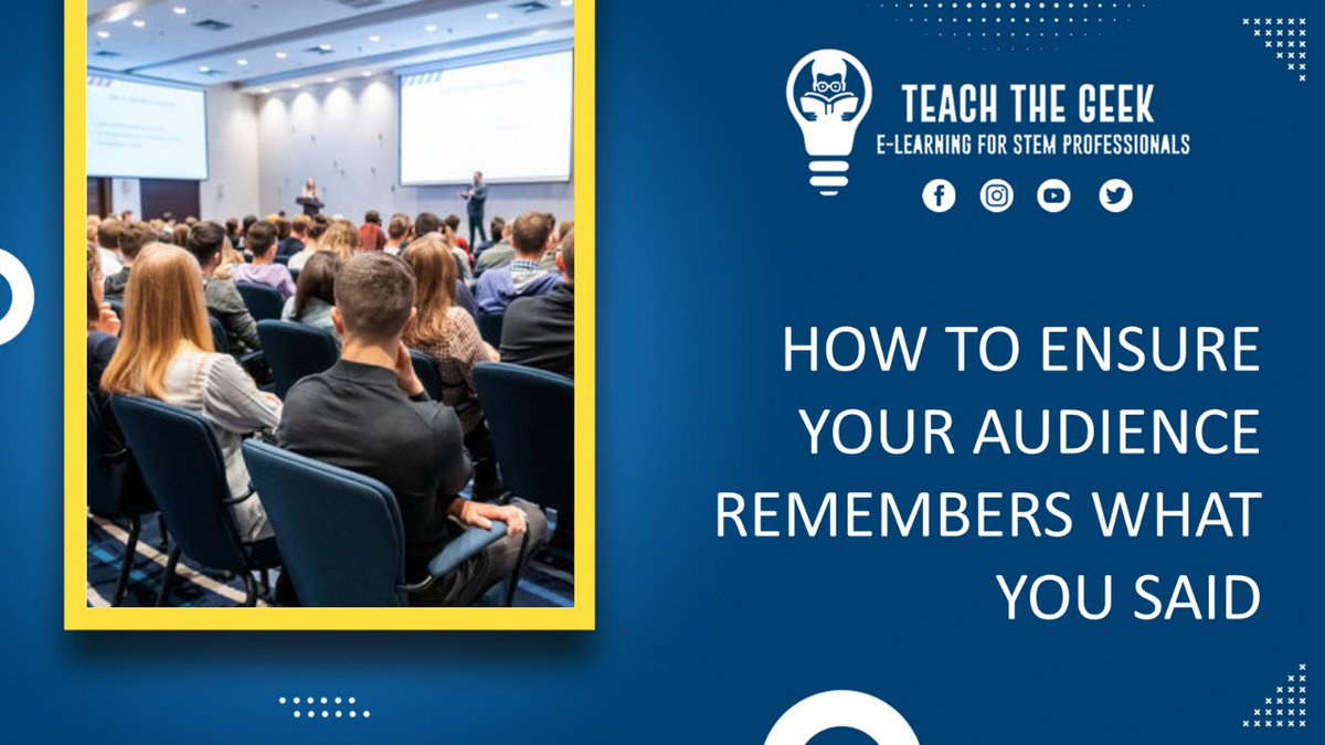 teachthegeek's tweet image. What did they say again? You probably don&apos;t want people saying that after your presentation!
How can you keep that from happening? I provide some suggestions in my latest solo episode. #publicspeaking #technicalcommunication

youtube.com/watch?v=lKX7_A…
creators.spotify.com/pod/profile/te…