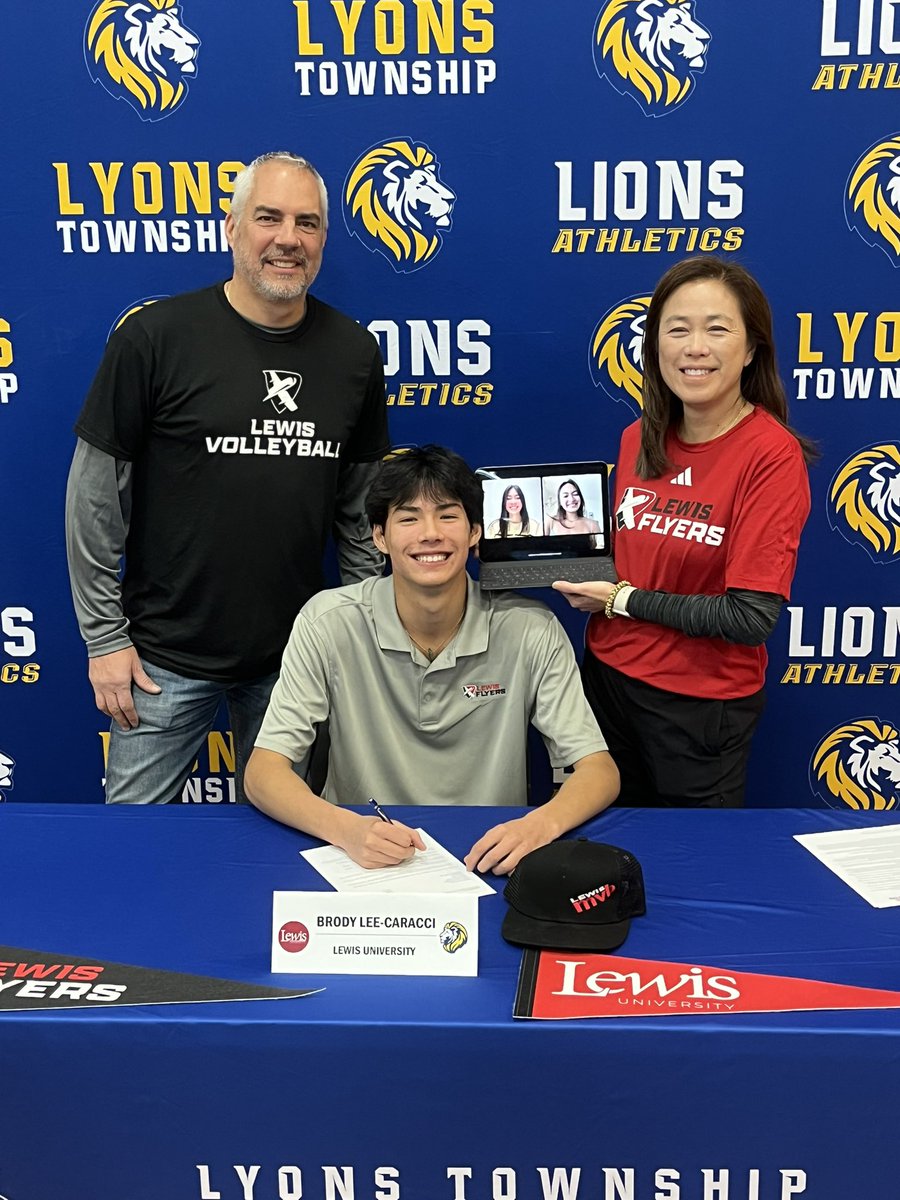✍️ Signed, sealed, delivered!  Brody Lee-Caracci is ready to fly at Lewis University.  Your hard work, dedication, and passion for the game has paid off!  Can’t wait to see see what’s next! <a href="/LTHS_Athletics/">LT Athletics</a> <a href="/LTHS_D204/">Lyons Township High School District 204</a>