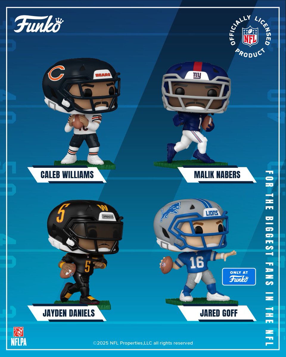 OriginalFunko's tweet image. Make your top draft picks! 🏈 New NFL collectibles are coming soon. 

bit.ly/43qQXib

#Funko #FunkoPOP #NFL