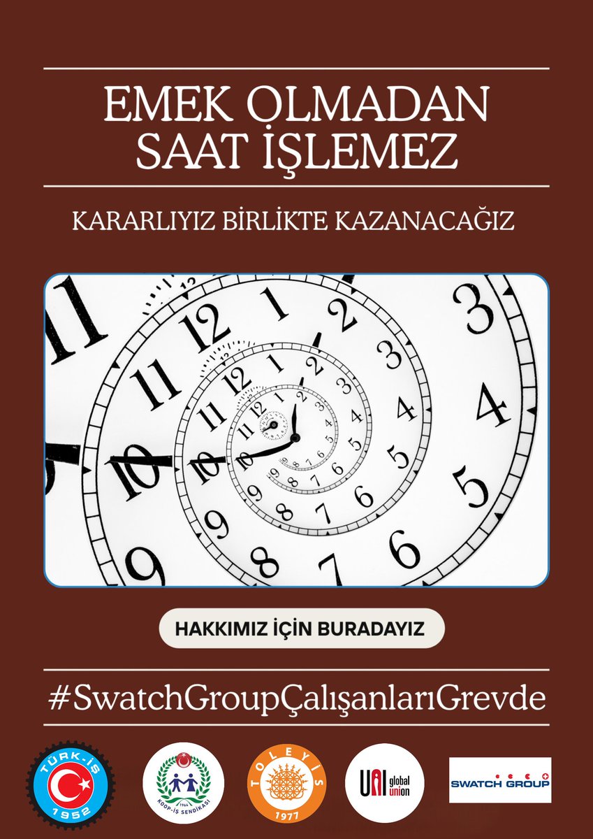Bu grev sadece bir mola değil, bir uyanış! #SwatchGroupÇalışanlarıGrevde