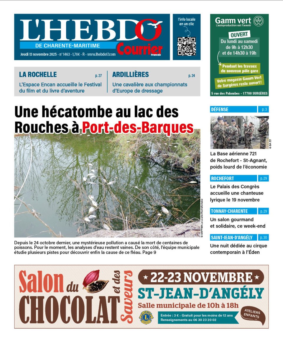 📰 À LA UNE CETTE SEMAINE ! À retrouver dans notre numéro du jeudi 13 novembre ! En vente dès demain chez votre marchand de journaux ou en version numérique  ow.ly/H6Mx50UBNJY