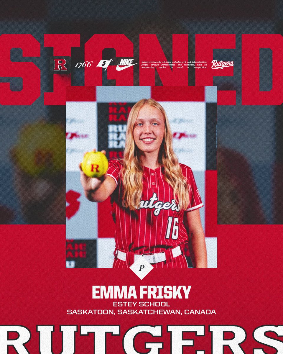 🚨 𝐖𝐄𝐋𝐂𝐎𝐌𝐄 𝐓𝐎 𝐓𝐇𝐄 𝐁𝐀𝐍𝐊𝐒 🚨

✍️ Emma Frisky
♦️ Pitcher
🏠 Saskatoon, Saskatchewan, Canada
🏫 Estey School
🏫 Twin City Angels

#GoRU ⚔️