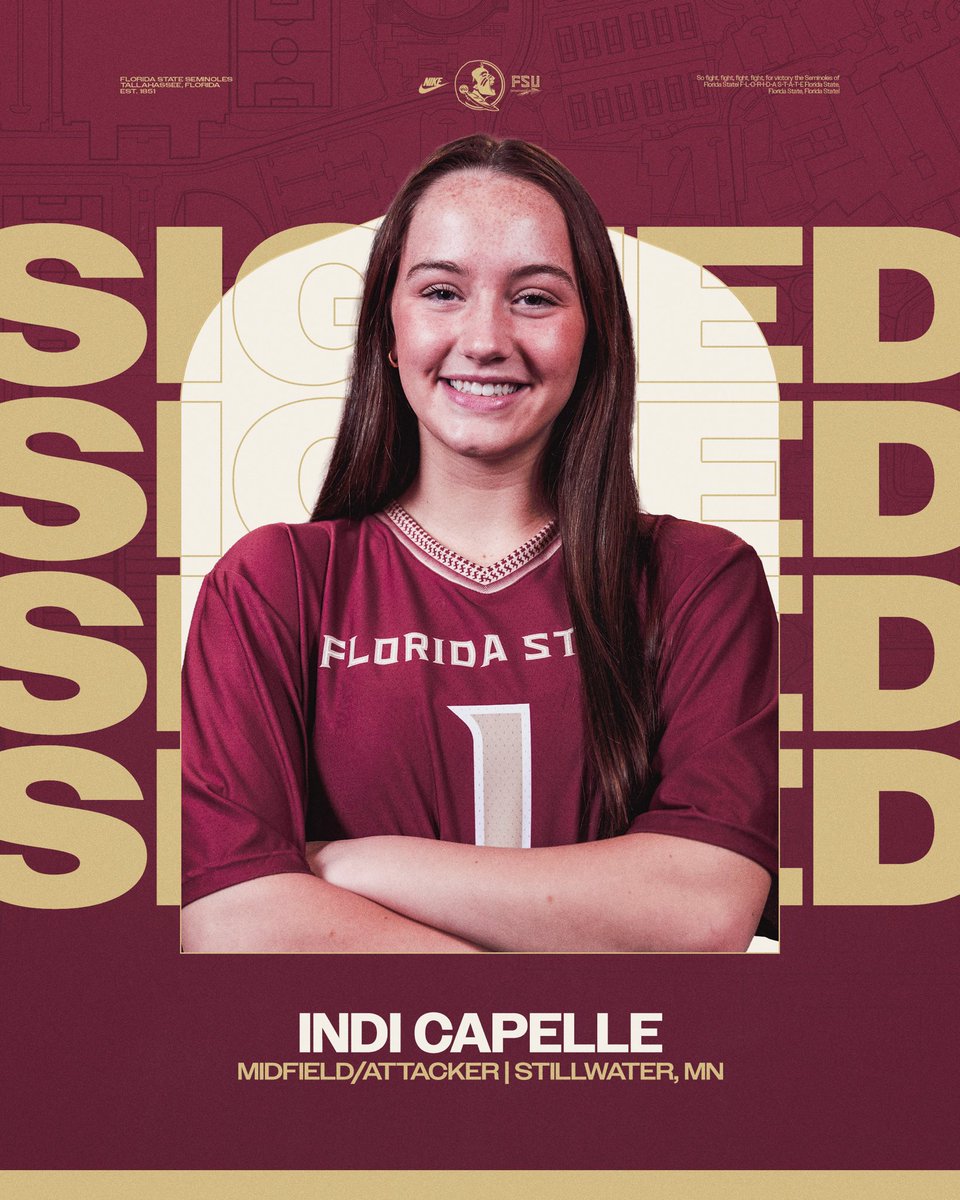 Welcome to the Garnet and Gold, Indi! 🍢

#NolesLax
