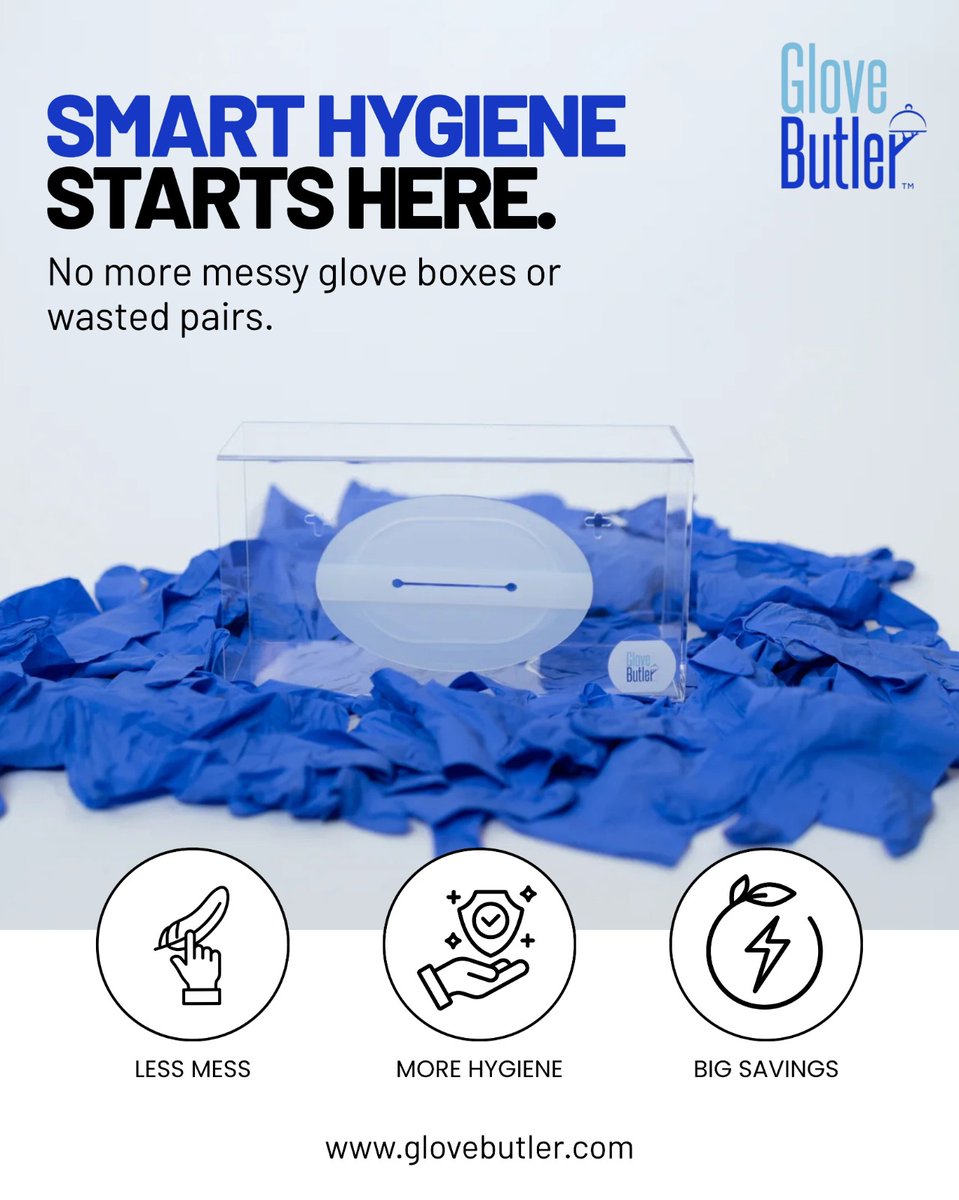glovebutler's tweet image. No more messy glove boxes or wasted pairs.

Glove Butler gives you one-glove control clean, easy, and efficient.

Because in hygiene, precision matters.
.
.
.
#GloveButler #SmartHygiene #CleanWorkspaces #WorkSmart #InfectionControl #HygieneUpgrade