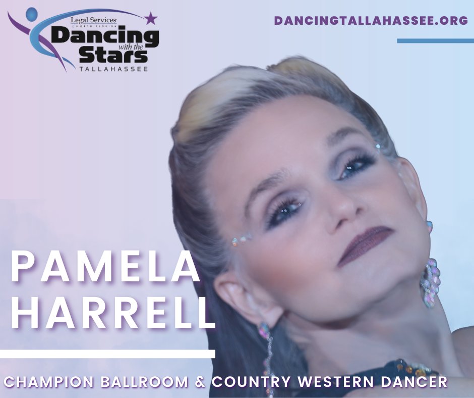✨ Dancing with the Stars Tallahassee Pro Reveal! ✨

Meet Pamela Harrell, a Champion Ballroom &amp; Country Western Dancer and three-time UCWDC world title winner 💃

Purchase tickets now for the Dec 11 event at dancingtallahassee.org