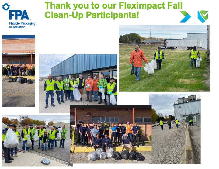 We’re proud to recognize <a href="/ProAmpac/">ProAmpac</a> for participating in our inaugural #FlexImpact clean-up in nine locations! ♻️

With 678 lbs of trash collected, they demonstrated dedication to improving communities &amp; protecting the environment. Thank you for your impact! 👏

#FPAFlexForward25