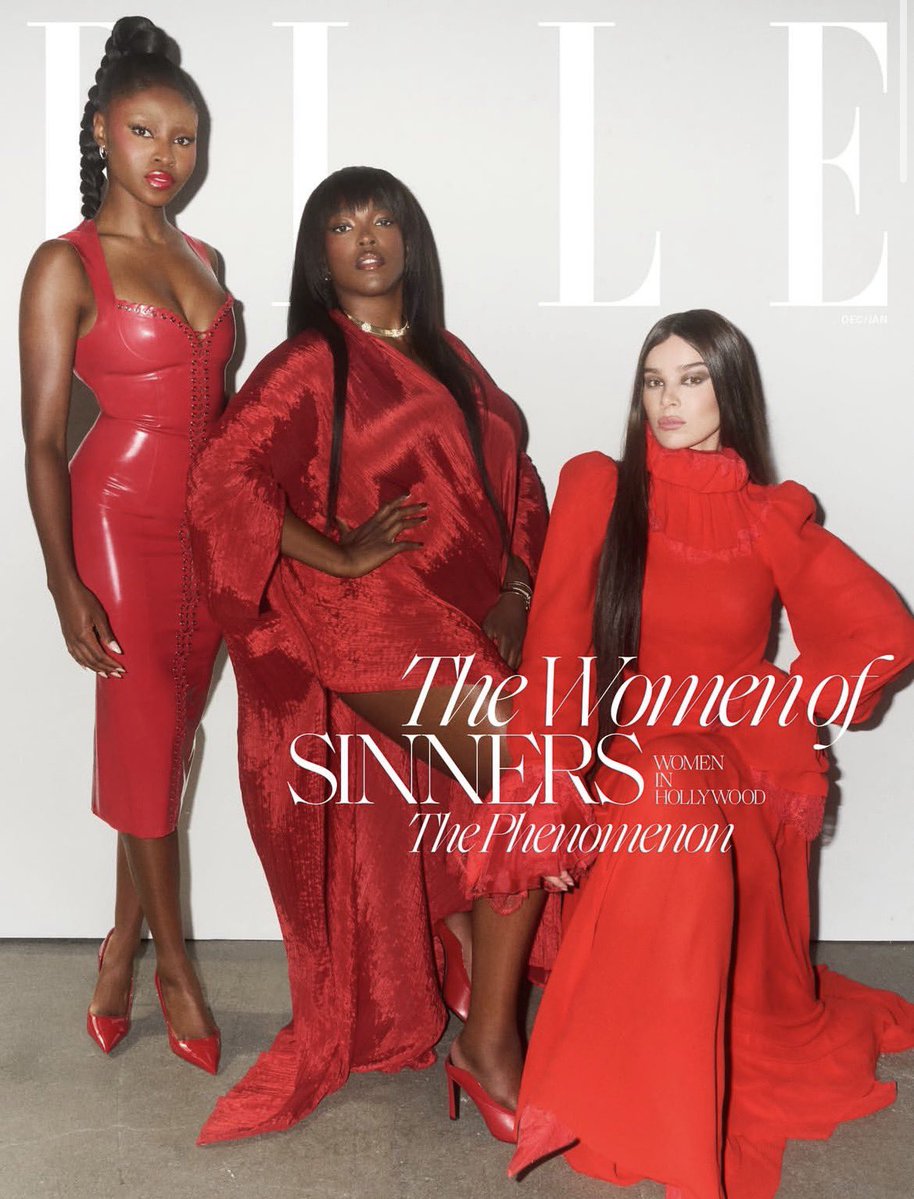 Hailee Steinfeld, Jayme Lawson, and Wunmi Mosaku all STUN for the cover of ‘Elle’s 2025 “Women in Hollywood”’ issue