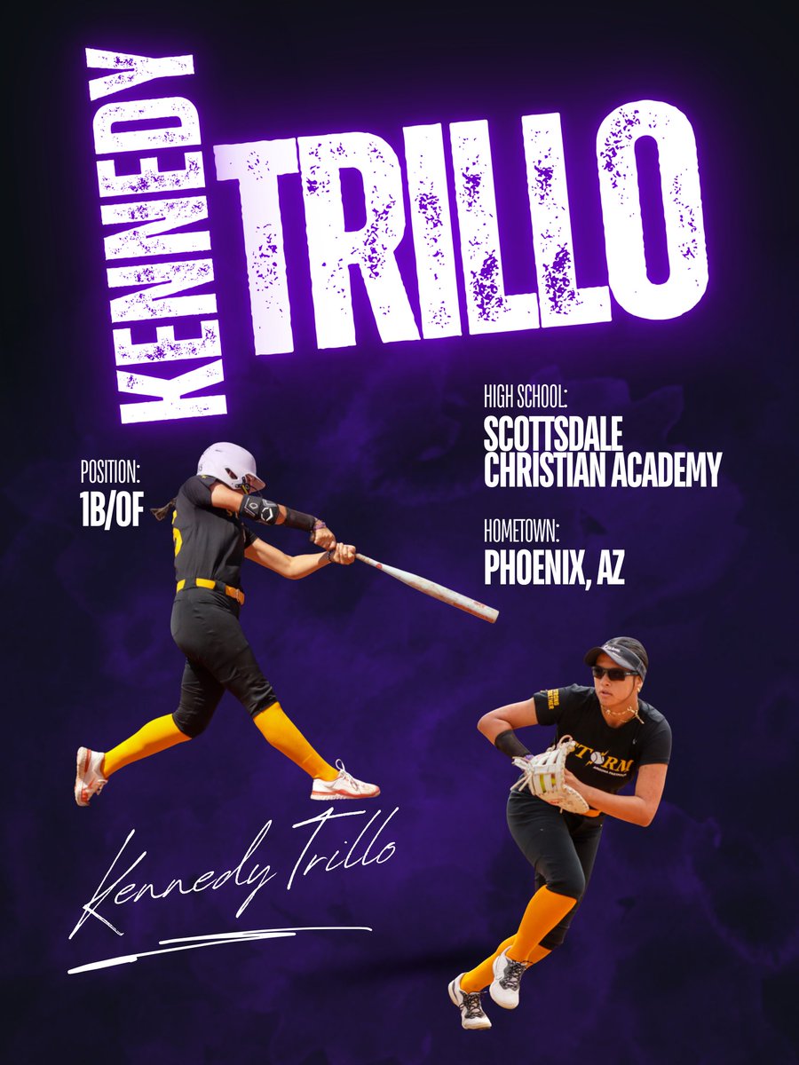 🚨 SIGNED 🚨

Welcome Kennedy Trillo from Phoenix, AZ to the WNMU Softball Team for Fall 2026!!
#RareBreed #WNMU