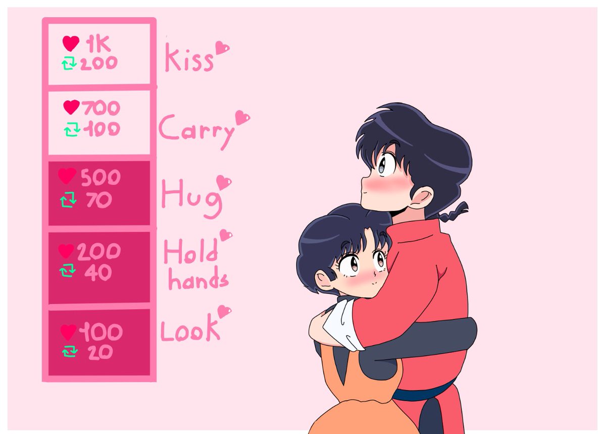 An intimate hug ❤️✨

#Ranma #Akane