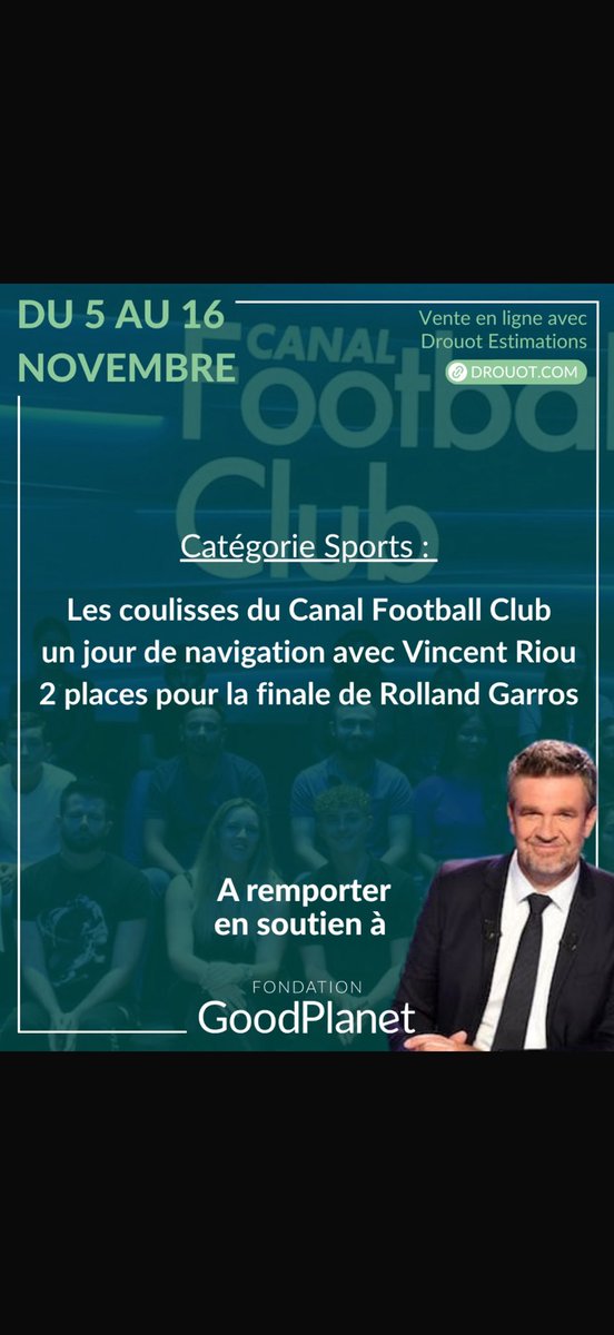 MathouxHerve's tweet image. Vivez des expériences inédites tout en soutenant la fondation GoodPlanet