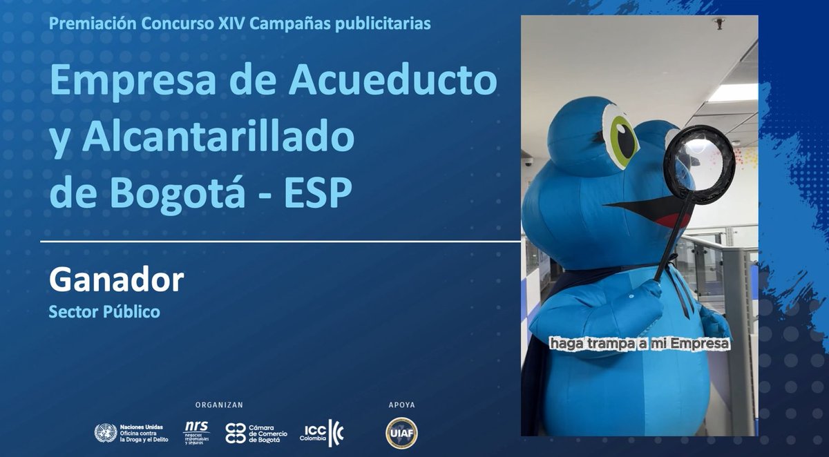 🏆Nuestra campaña #GuardianesDeLaPrevención fue reconocida por la <a href="/UNODCROCOL/">UNODC Región Andina y Cono Sur</a> como ganadora del Concurso Nacional de la Prevención del Lavado de Activos 2025.

Una historia contada desde la mirada de los niños, para recordar que todos podemos ser héroes de la transparencia y la