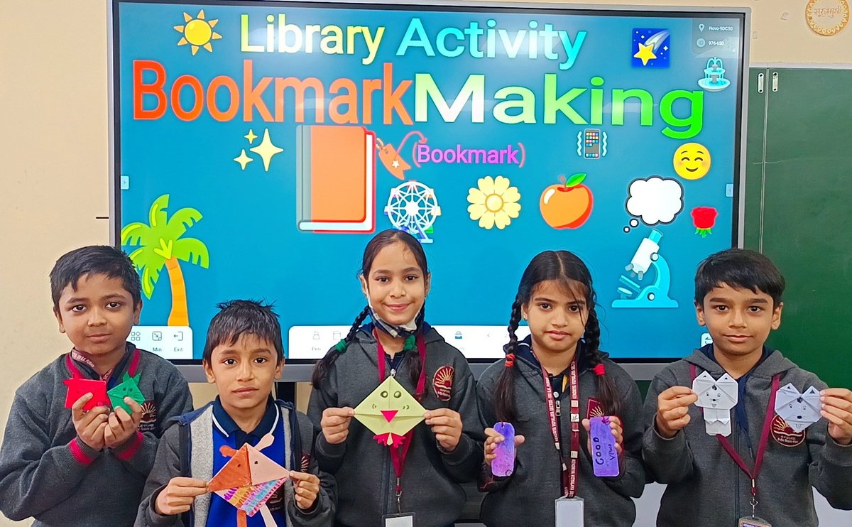 KeshavKY2352004's tweet image. 🦚🪷🦶♥️🙏🧿
Page-turners in the making! 📚🎨 My students unleashed their creativity with our latest bookmark making activity!  From colors to designs, every bookmark is a unique masterpiece! 💫 #BookmarkMaking #CreativityUnleashed #LearningWithFun
#kvs