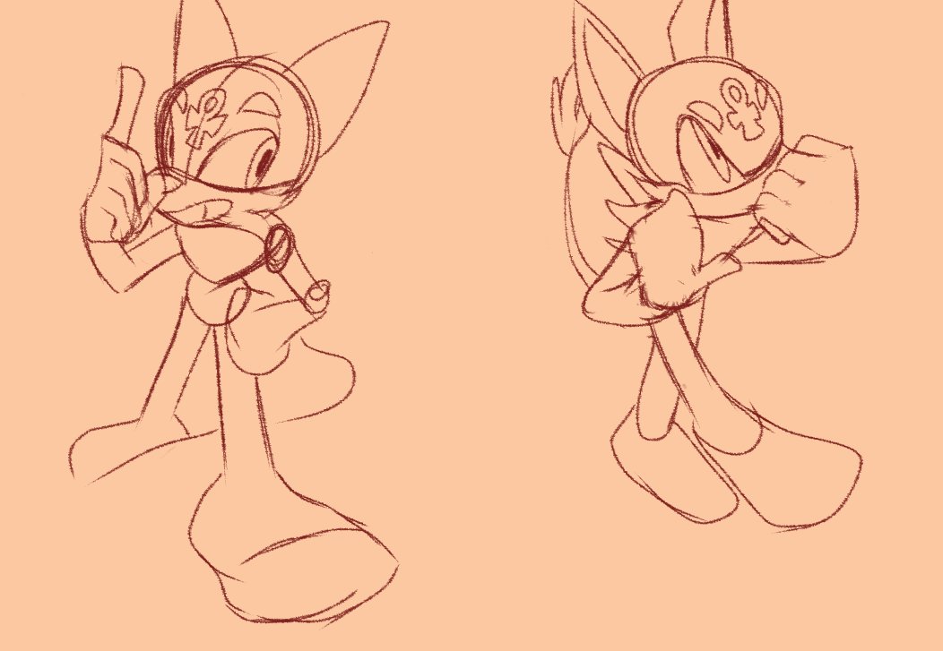 Malloling's tweet image. Pose practice ^^