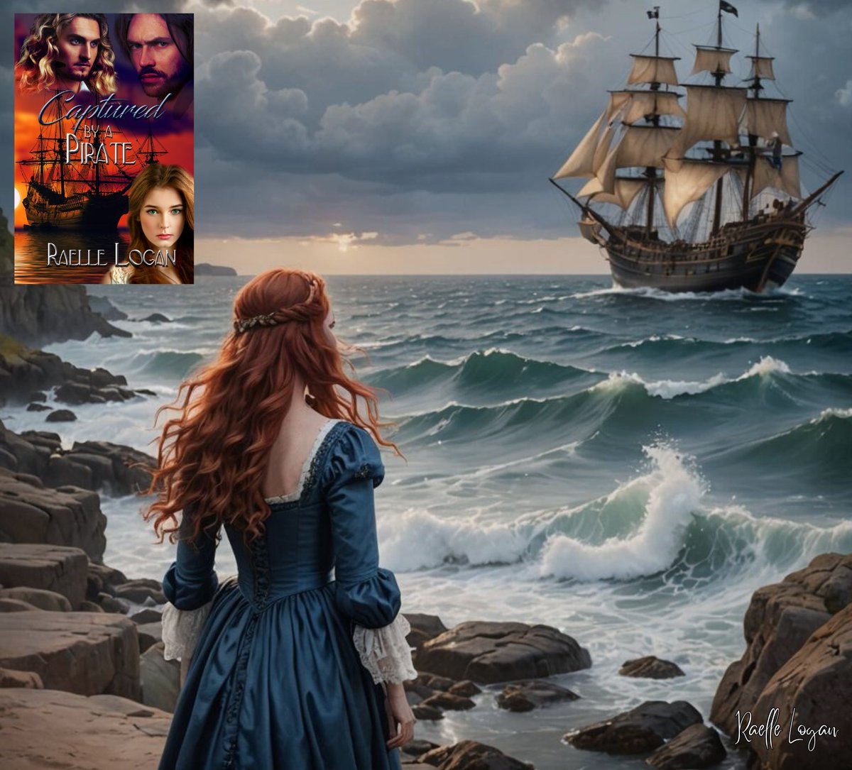 RaelleLogan1's tweet image. When bloodlust rules the heart of a ruthless pirate, can the woman he kidnaps for revenge seduce him to surrender his soul to her? Is his desire for blood vengeance too merciless to vanquish? #romance #book #books #booktwitter #bookrecommendations #PirateBooks #romancereads