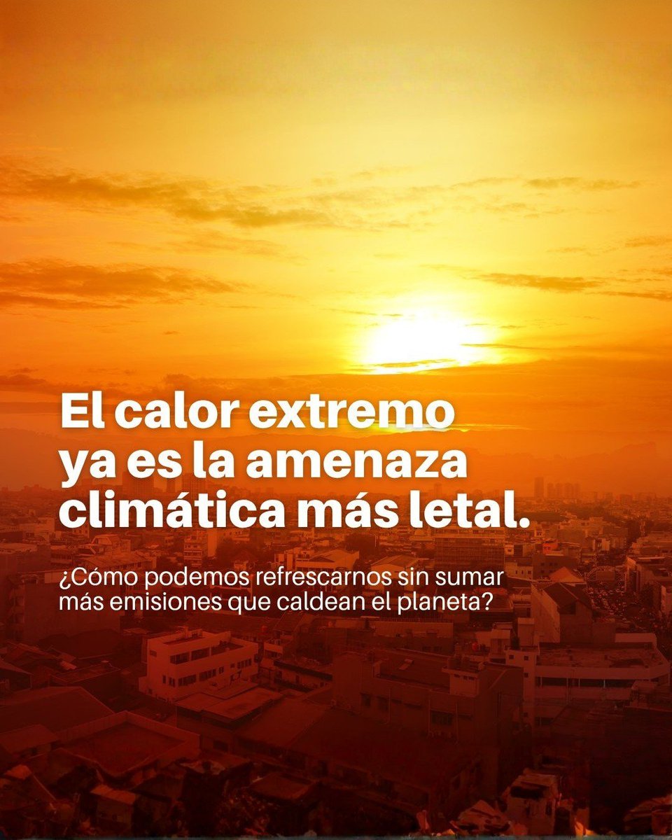 Enfrentar el calor extremo no significa más aires acondicionados.

<a href="/unep_espanol/">Programa ONU Medio Ambiente</a> propone una ‘Ruta de Enfriamiento Sostenible’ para reducir las emisiones, proteger a 3.000 millones de personas y ahorrar US$ 43 billones.

Toma acción para vencer el calor de forma sostenible: